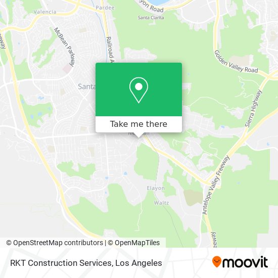 RKT Construction Services map