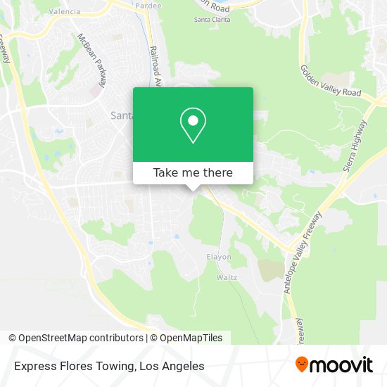 Express Flores Towing map