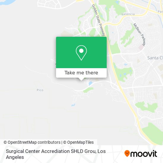 Mapa de Surgical Center Accrediation SHLD Grou