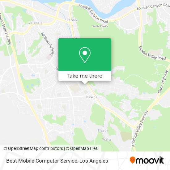 Mapa de Best Mobile Computer Service