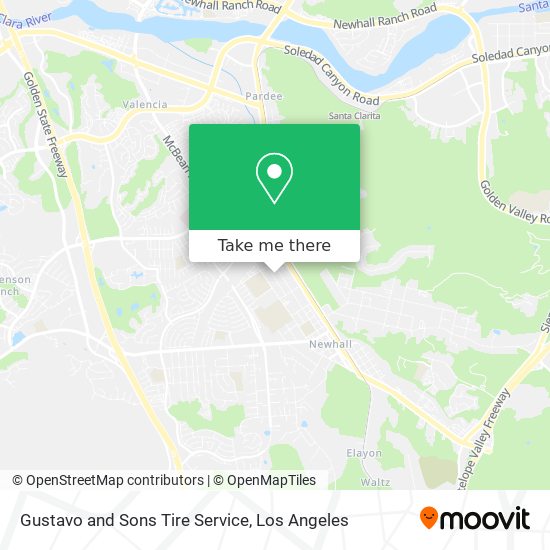 Gustavo and Sons Tire Service map
