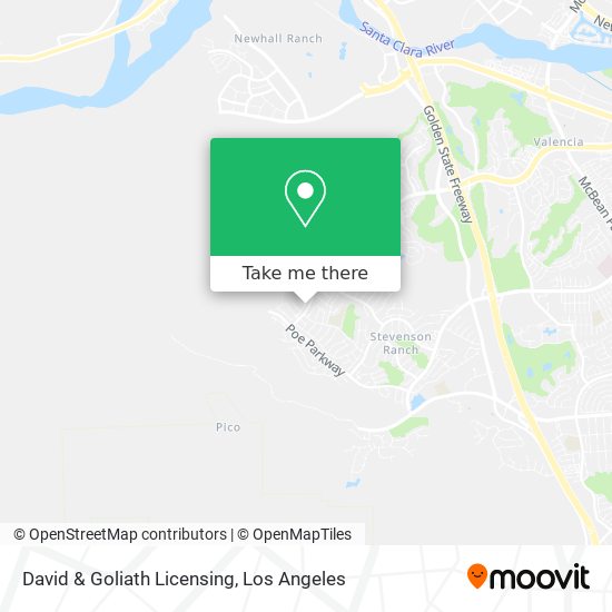 David & Goliath Licensing map