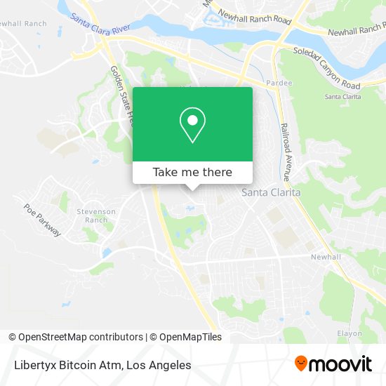 Mapa de Libertyx Bitcoin Atm