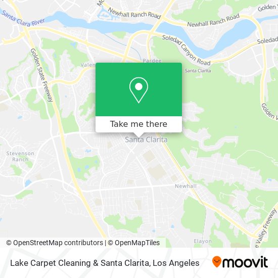 Lake Carpet Cleaning & Santa Clarita map