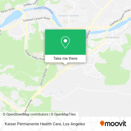 Kaiser Permanente Health Care map