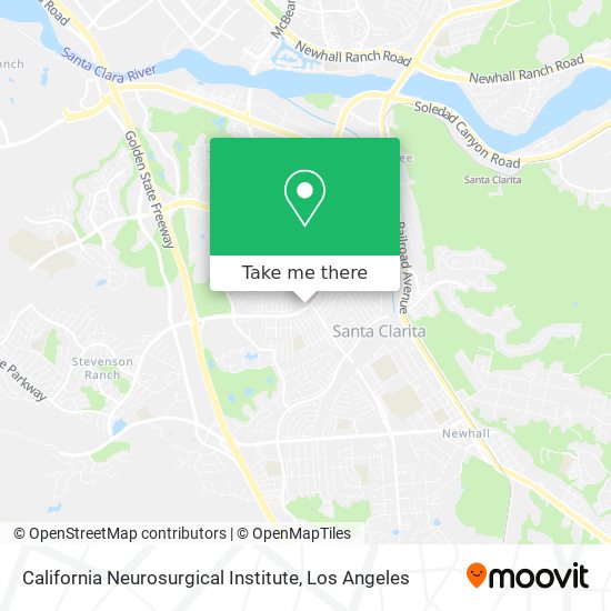 California Neurosurgical Institute map