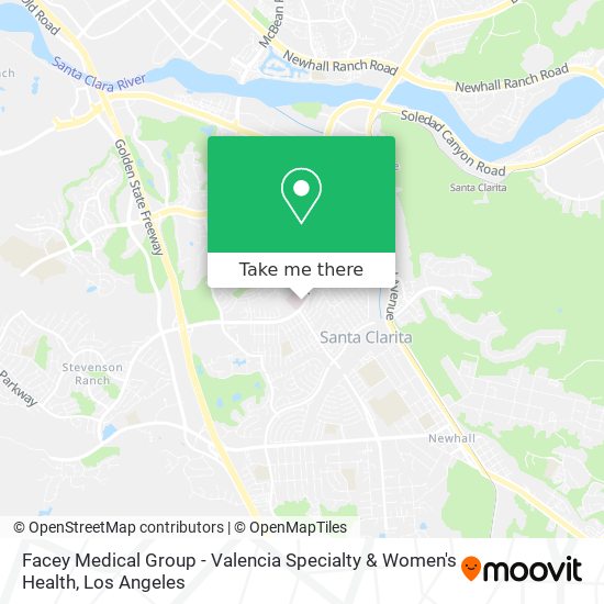 Mapa de Facey Medical Group - Valencia Specialty & Women's Health