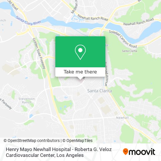 Henry Mayo Newhall Hospital - Roberta G. Veloz Cardiovascular Center map