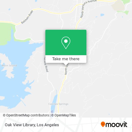 Oak View Library map