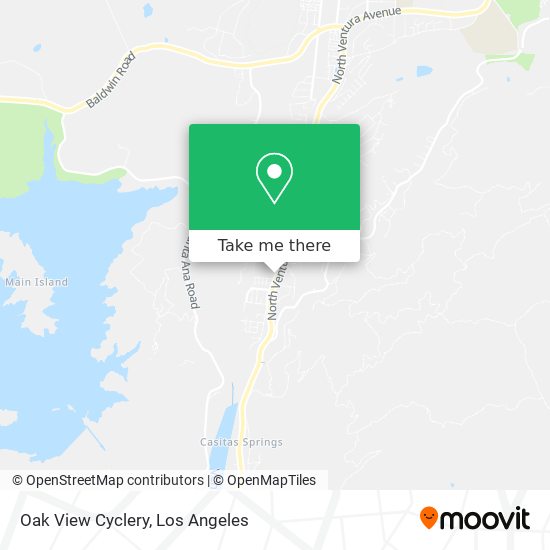 Mapa de Oak View Cyclery