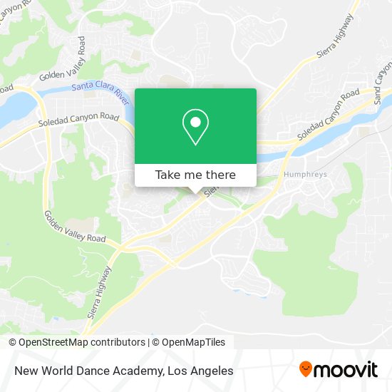 Mapa de New World Dance Academy