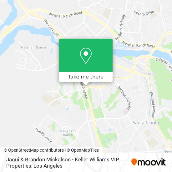 Jaqui & Brandon Mickalson - Keller Williams VIP Properties map