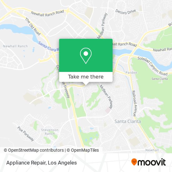 Appliance Repair map