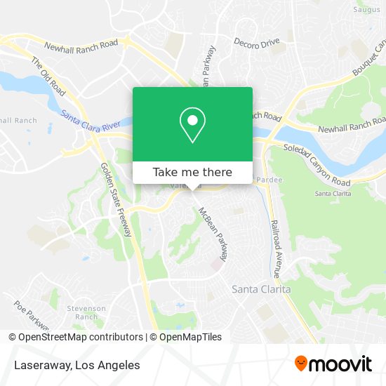 Laseraway map