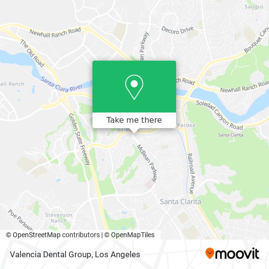 Valencia Dental Group map