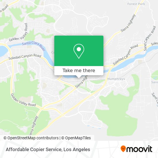 Affordable Copier Service map