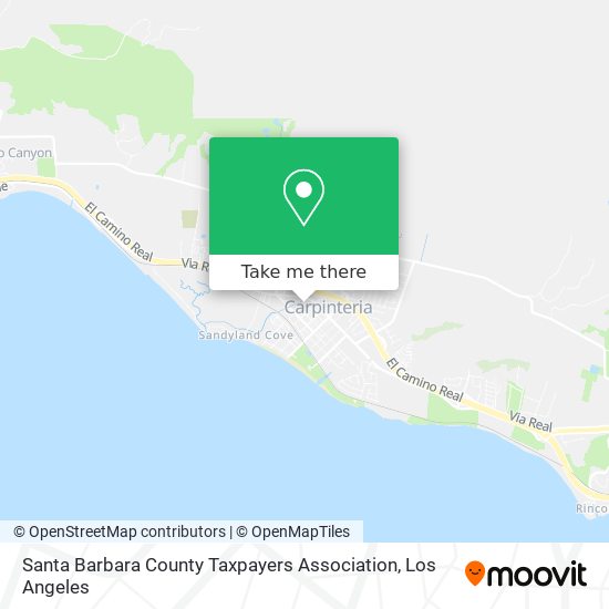 Santa Barbara County Taxpayers Association map