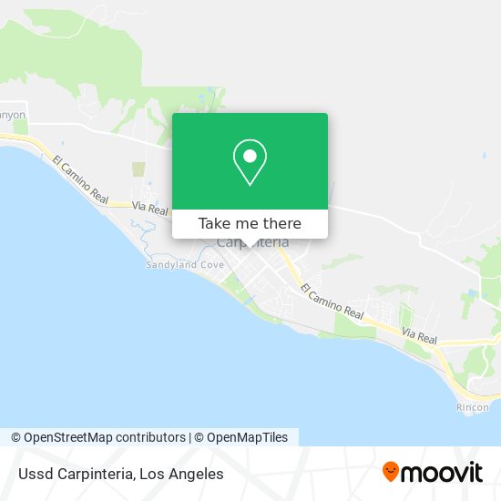 Ussd Carpinteria map