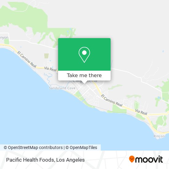 Pacific Health Foods map