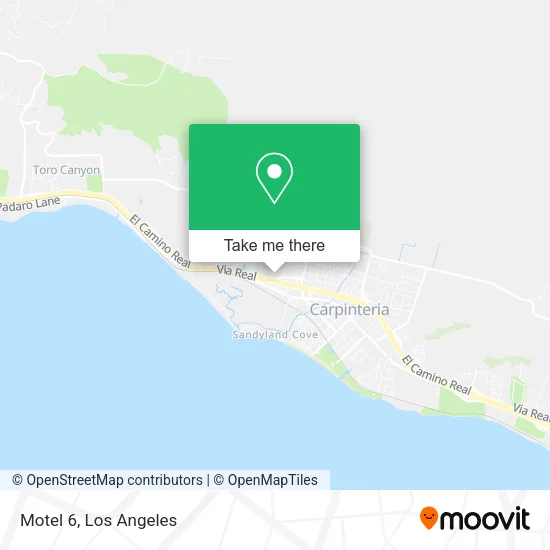 Motel 6 map