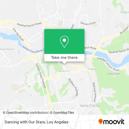 Dancing with Our Stars map