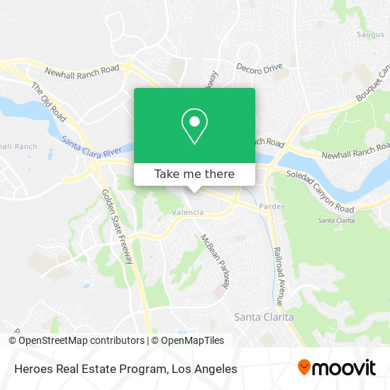 Heroes Real Estate Program map