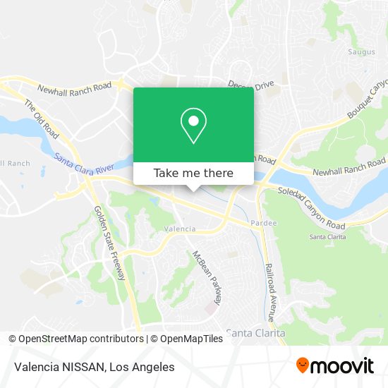 Valencia NISSAN map