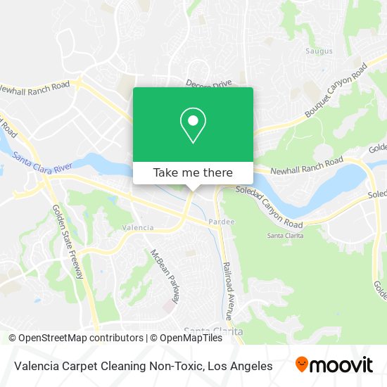 Valencia Carpet Cleaning Non-Toxic map
