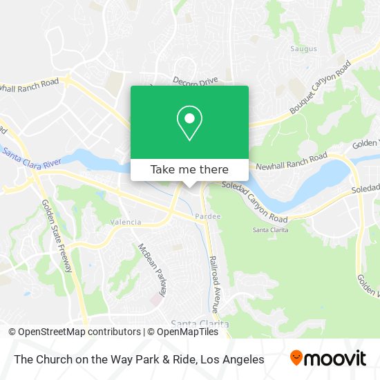 The Church on the Way Park & Ride map