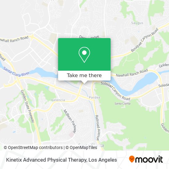 Mapa de Kinetix Advanced Physical Therapy