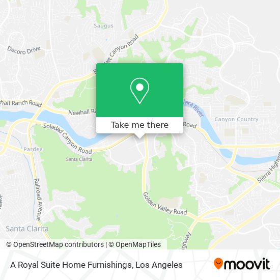 A Royal Suite Home Furnishings map