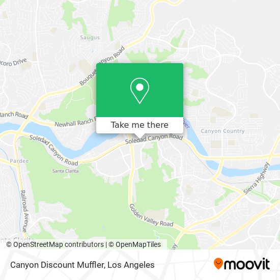 Mapa de Canyon Discount Muffler