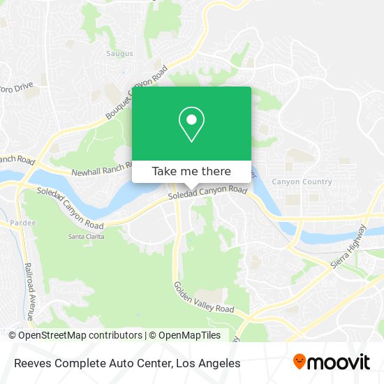 Reeves Complete Auto Center map