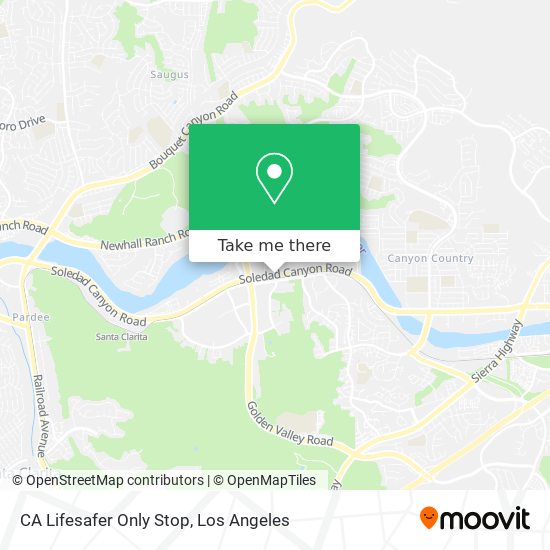 CA Lifesafer Only Stop map