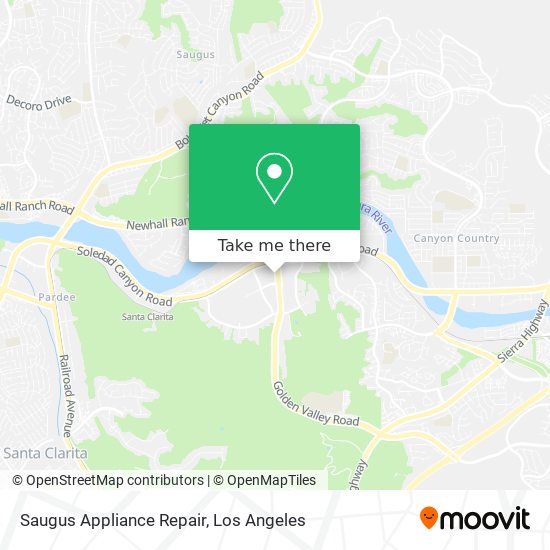 Saugus Appliance Repair map