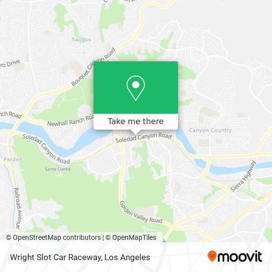 Wright Slot Car Raceway map