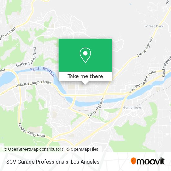 SCV Garage Professionals map