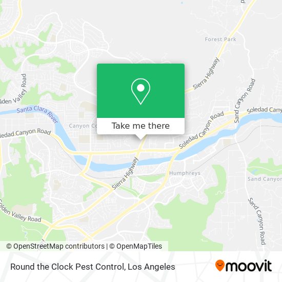 Round the Clock Pest Control map