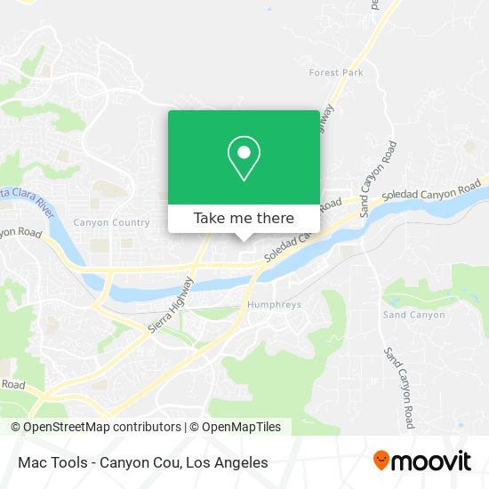 Mac Tools - Canyon Cou map