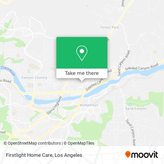 Firstlight Home Care map