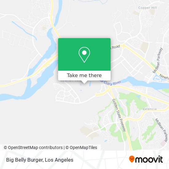 Mapa de Big Belly Burger
