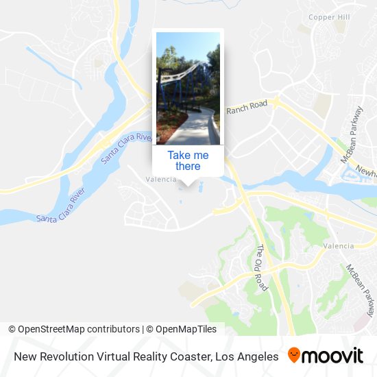 New Revolution Virtual Reality Coaster map