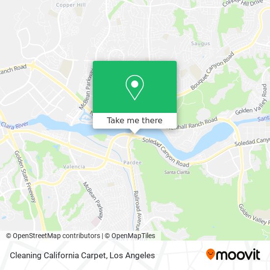 Cleaning California Carpet map