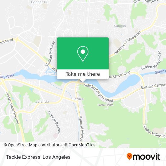 Tackle Express map