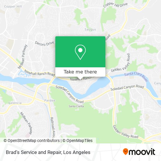 Mapa de Brad's Service and Repair