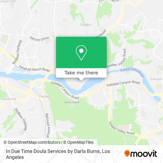 In Due Time Doula Services by Darla Burns map