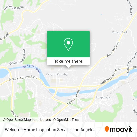 Mapa de Welcome Home Inspection Service