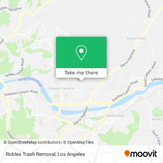 Mapa de Robles Trash Removal