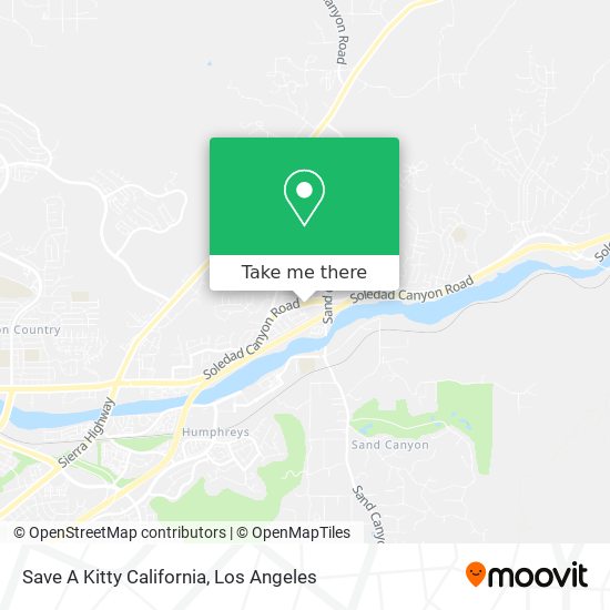 Mapa de Save A Kitty California