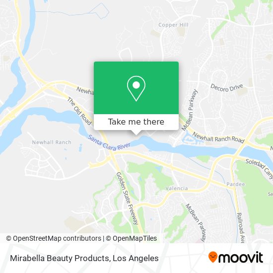 Mirabella Beauty Products map